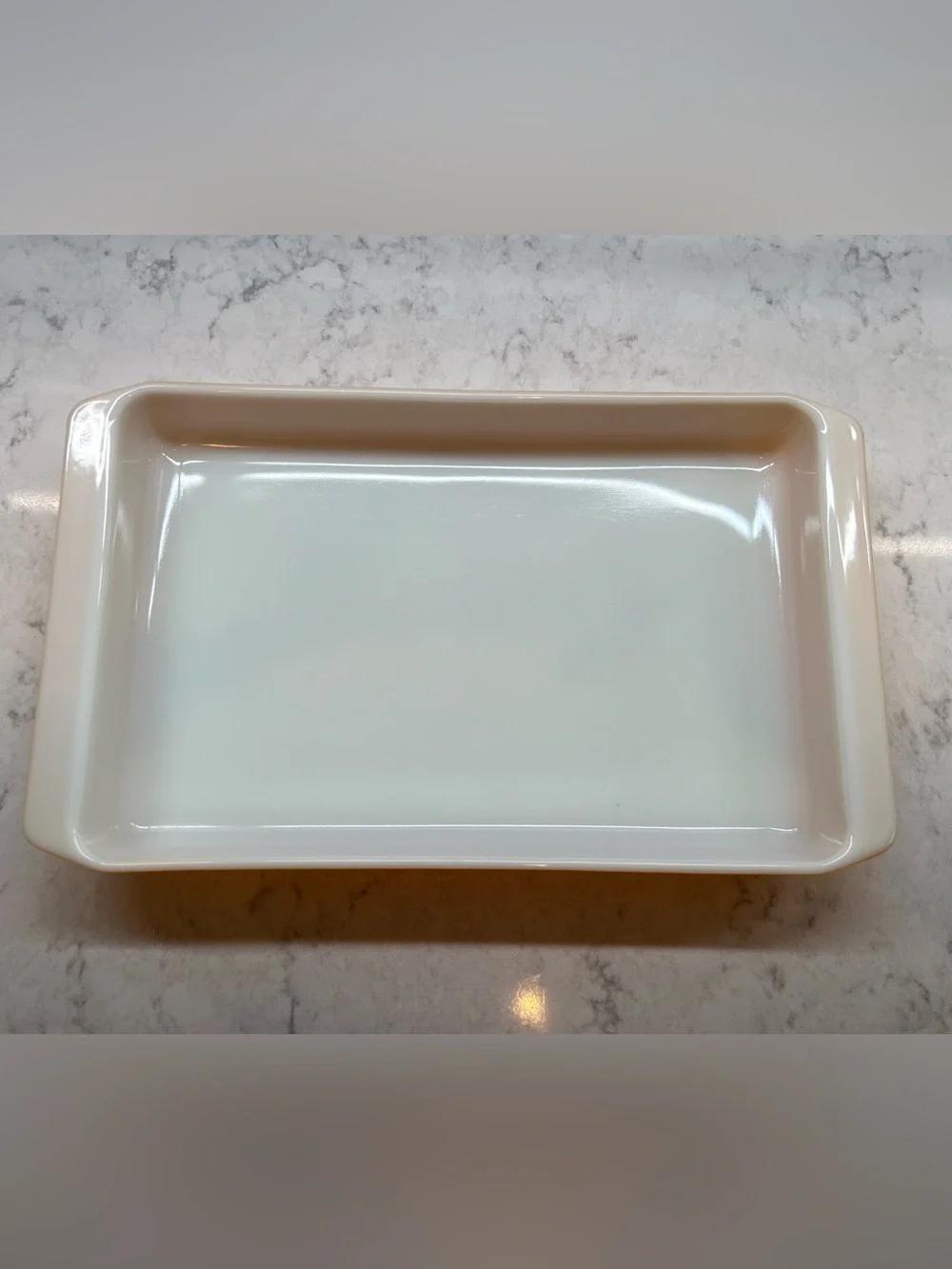 Pyrex 933 Orange Daisy Lasagna Casserole Dish